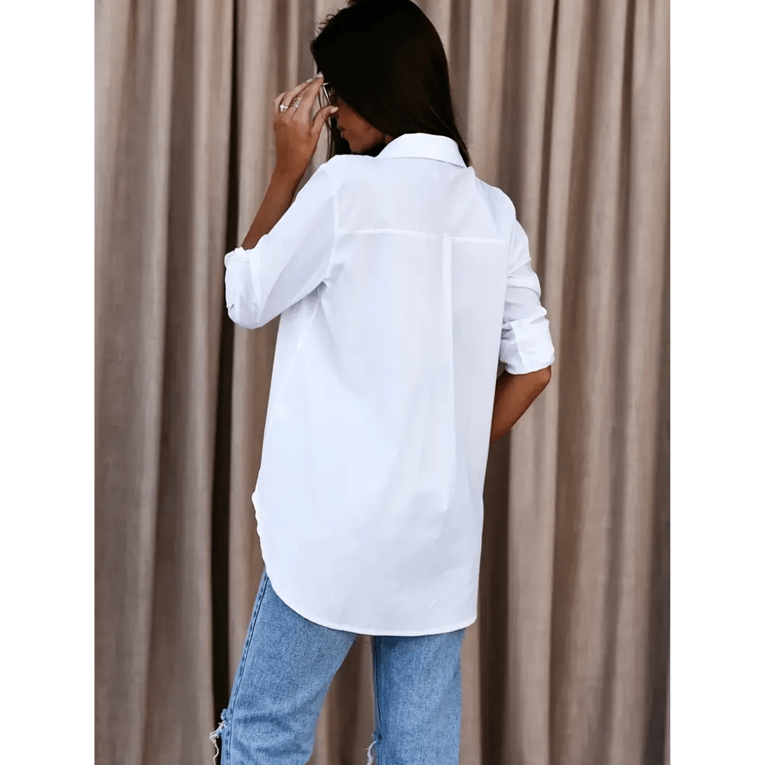 Mareva | Women's Modern Blouse | Long sleeve - Nalani - Fashion Clothing and Decor