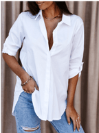 Mareva | Women's Modern Blouse | Long sleeve - Nalani - Fashion Clothing and Decor