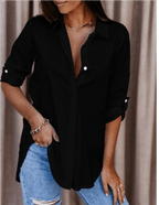 Mareva | Women's Modern Blouse | Long sleeve - Nalani - Fashion Clothing and Decor