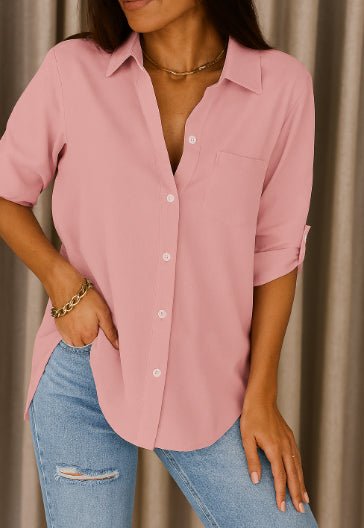 Mareva | Women's Modern Blouse | Long sleeve - Nalani - Fashion Clothing and Decor