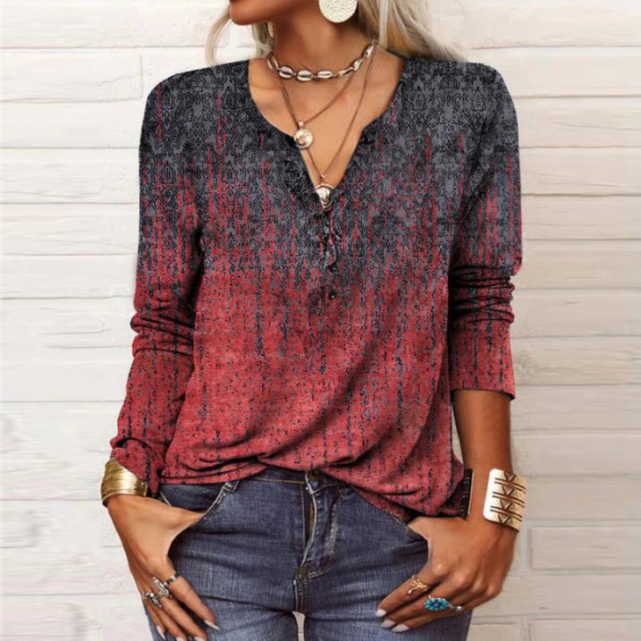 Mareva | Women's Modern Blouse | Long Sleeve - Nalani - Fashion Clothing and Decor
