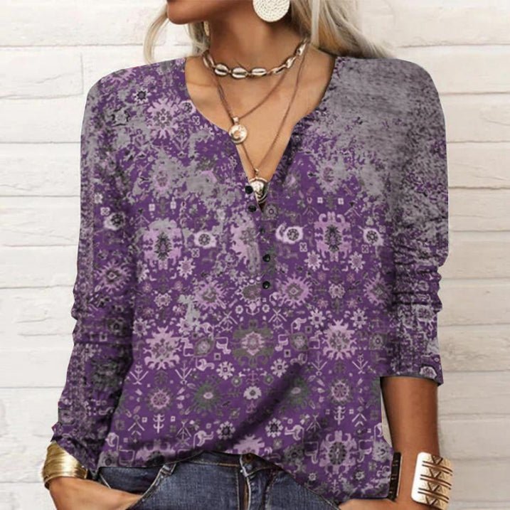 Mareva | Women's Modern Blouse | Long Sleeve - Nalani - Fashion Clothing and Decor