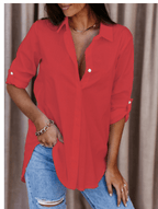 Mareva | Women's Modern Blouse | Long sleeve - Nalani - Fashion Clothing and Decor