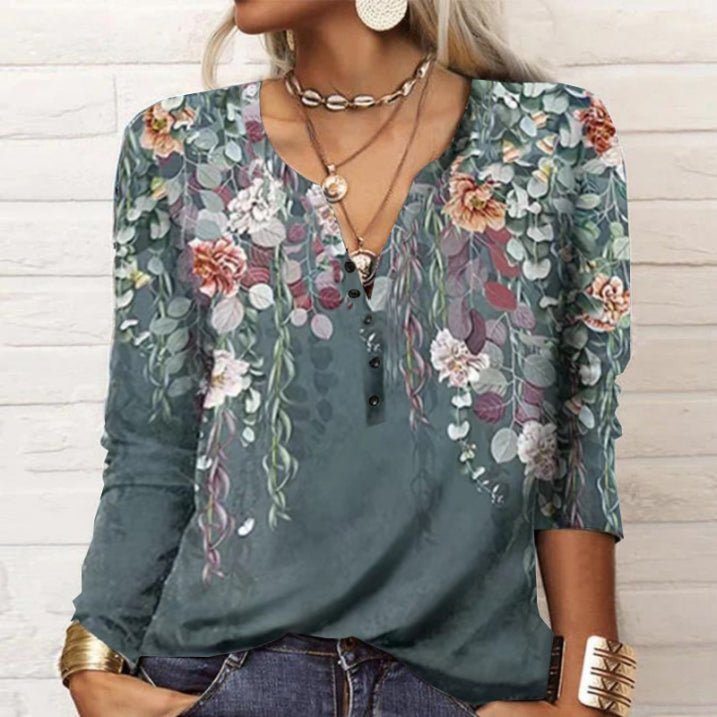 Mareva | Women's Modern Blouse | Long Sleeve - Nalani - Fashion Clothing and Decor