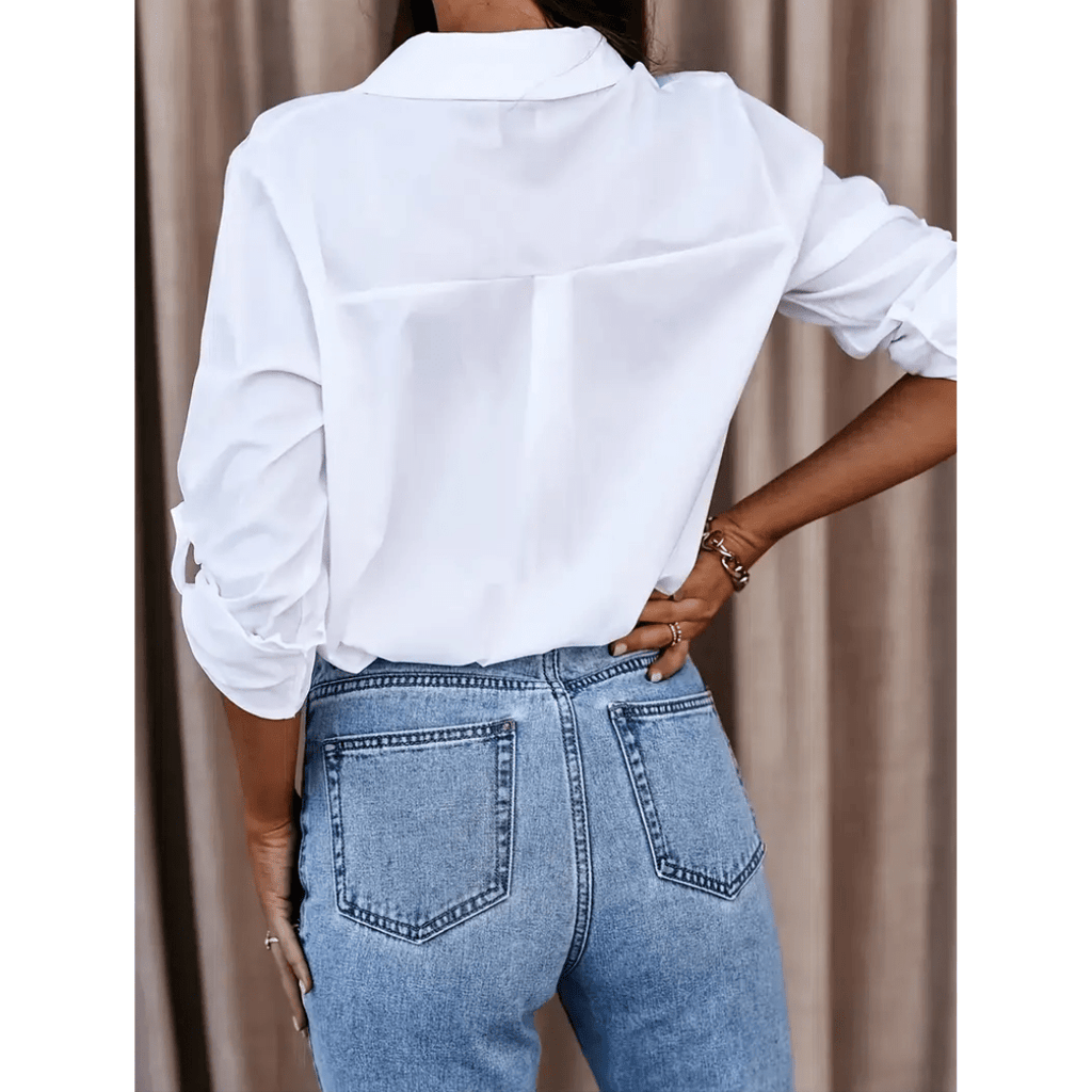 Mareva | Women's Modern Blouse | Long sleeve - Nalani - Fashion Clothing and Decor
