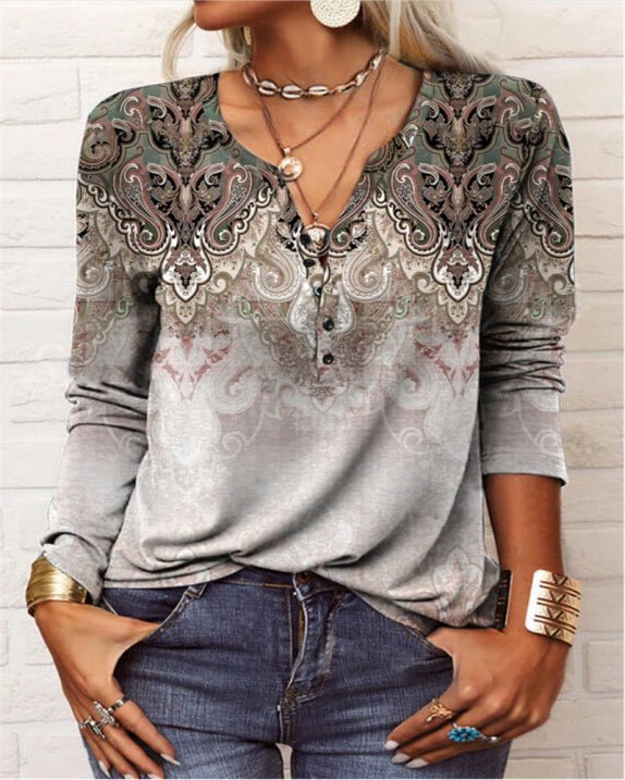 Mareva | Women's Modern Blouse | Long Sleeve - Nalani - Fashion Clothing and Decor