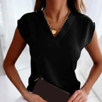 Maris | Women's short - sleeved V - neck top | Casual - Nalani - Fashion Clothing and Decor