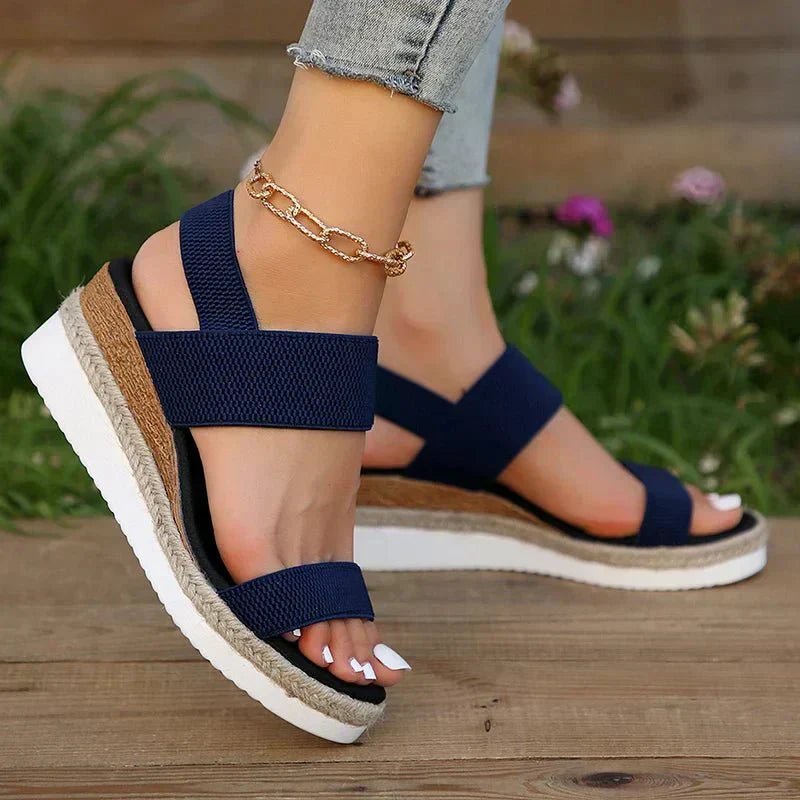 Melyora | Orthopedic Platform Sandals For Women Lightweight Comfort - Nalani - Fashion Clothing and Decor