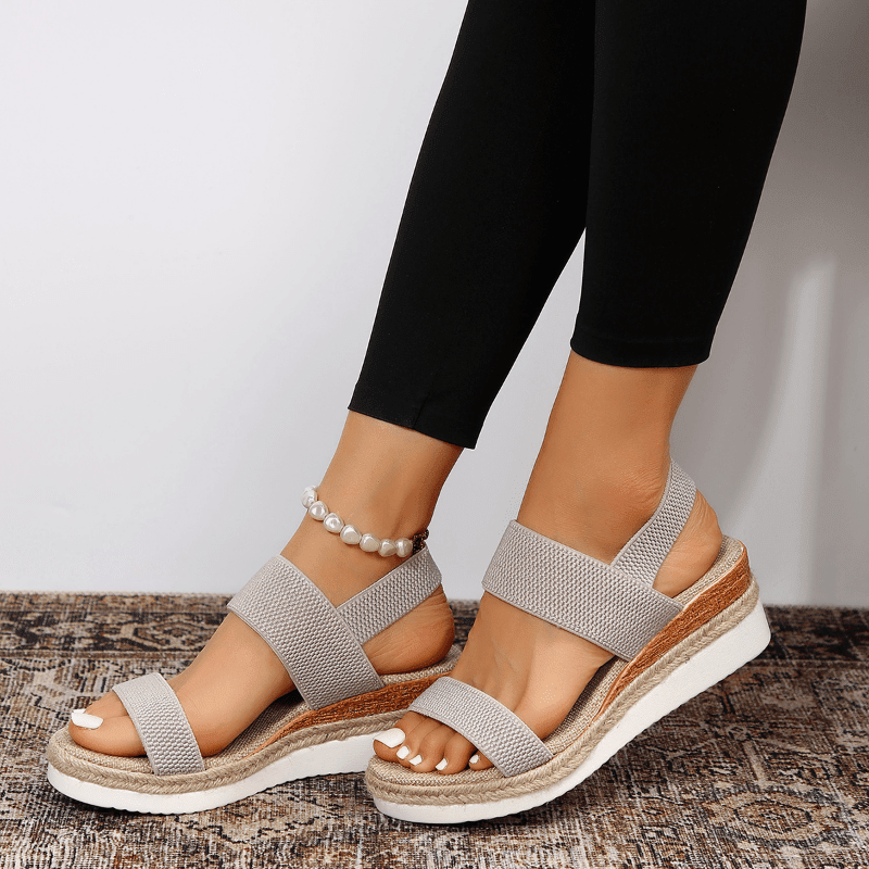 Melyora | Orthopedic Platform Sandals For Women Lightweight Comfort - Nalani - Fashion Clothing and Decor