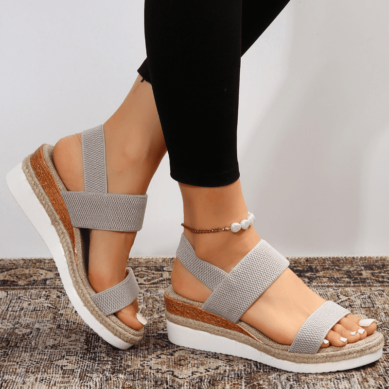 Melyora | Orthopedic Platform Sandals For Women Lightweight Comfort - Nalani - Fashion Clothing and Decor
