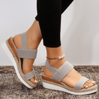 Melyora | Orthopedic Platform Sandals For Women Lightweight Comfort - Nalani - Fashion Clothing and Decor