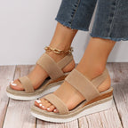 Melyora | Orthopedic Platform Sandals For Women Lightweight Comfort - Nalani - Fashion Clothing and Decor