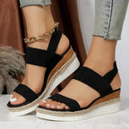 Melyora | Orthopedic Platform Sandals For Women Lightweight Comfort - Nalani - Fashion Clothing and Decor
