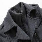 Men's 2 - Piece Layered Jacket With Zip - In Insert For Warmth - Nalani - Fashion Clothing and Decor