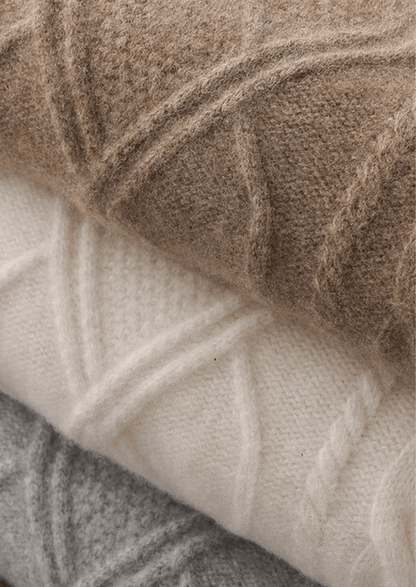 Men's Cable Knit Crew Neck Sweater for Winter Layering - Nalani - UK Fashion Clothing and Decor