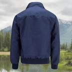 Men’s Classic Harrington Jacket - Lightweight Zip-Up Bomber Coat - Nalani - Fashion Clothing and Decor