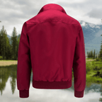 Men’s Classic Harrington Jacket - Lightweight Zip-Up Bomber Coat - Nalani - Fashion Clothing and Decor