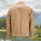 Men’s Classic Harrington Jacket - Lightweight Zip-Up Bomber Coat - Nalani - Fashion Clothing and Decor