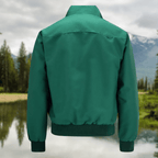 Men’s Classic Harrington Jacket - Lightweight Zip-Up Bomber Coat - Nalani - Fashion Clothing and Decor