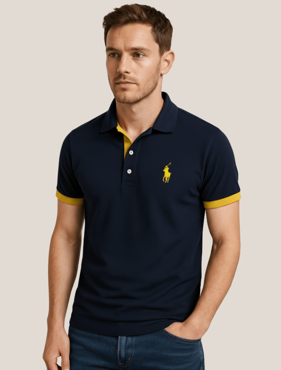 Men's Classic Short Sleeve Polo Shirt For Smart Casual Summer - Nalani - UK Fashion Clothing and Decor