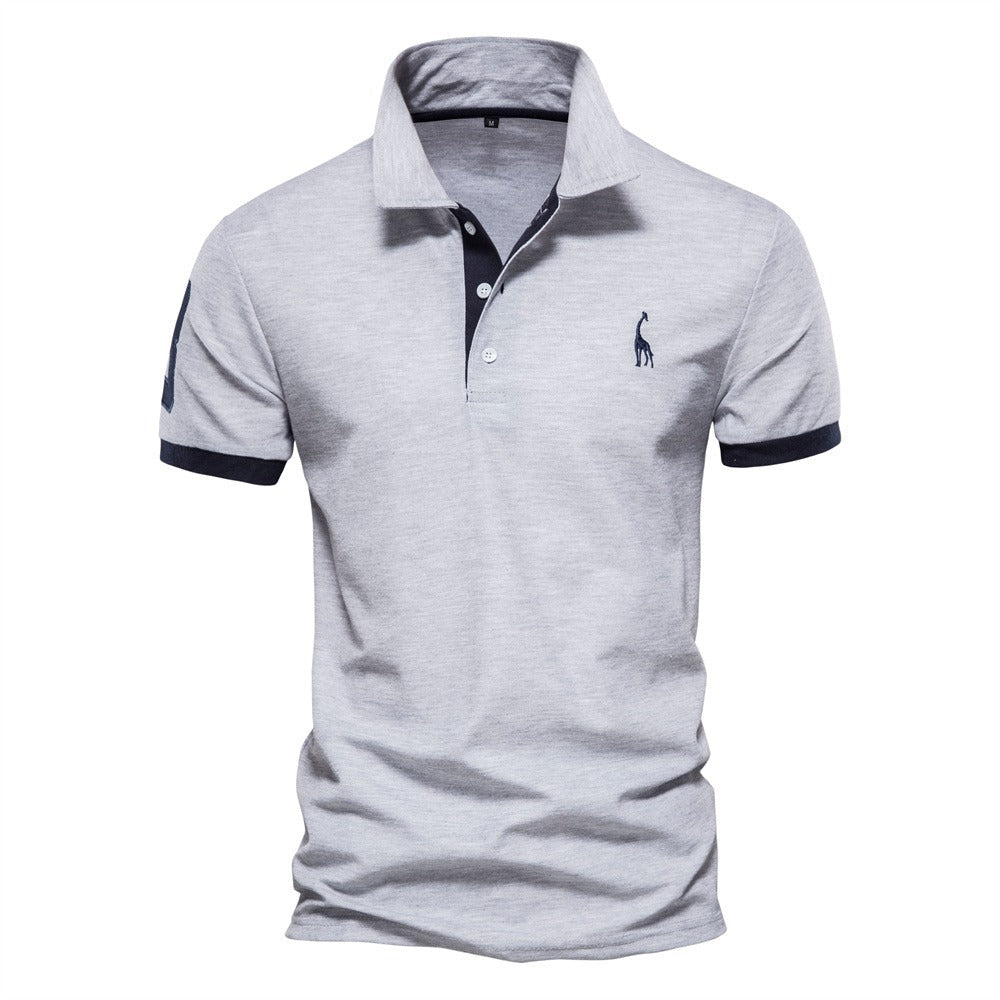 Men's Classic Short Sleeve Polo Shirt For Smart Casual Summer - Nalani - UK Fashion Clothing and Decor