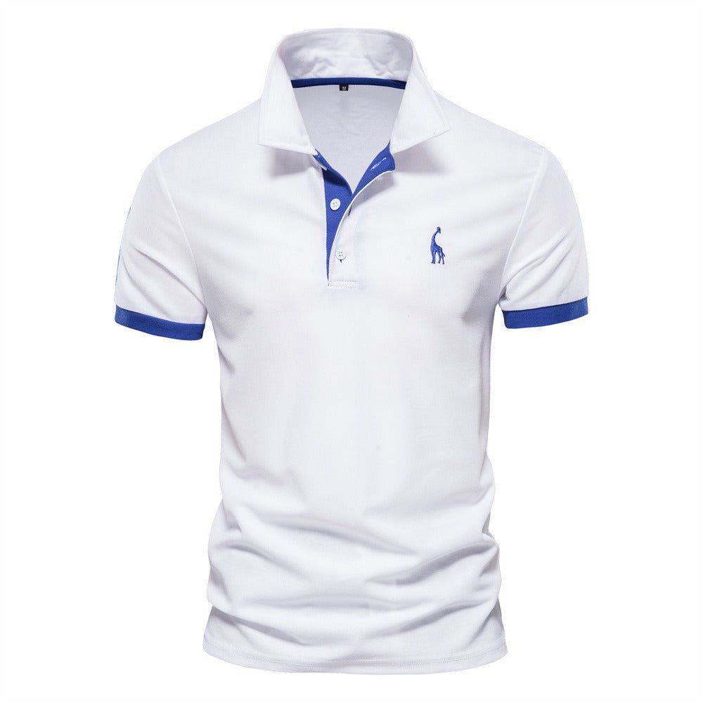 Men's Classic Short Sleeve Polo Shirt For Smart Casual Summer - Nalani - UK Fashion Clothing and Decor