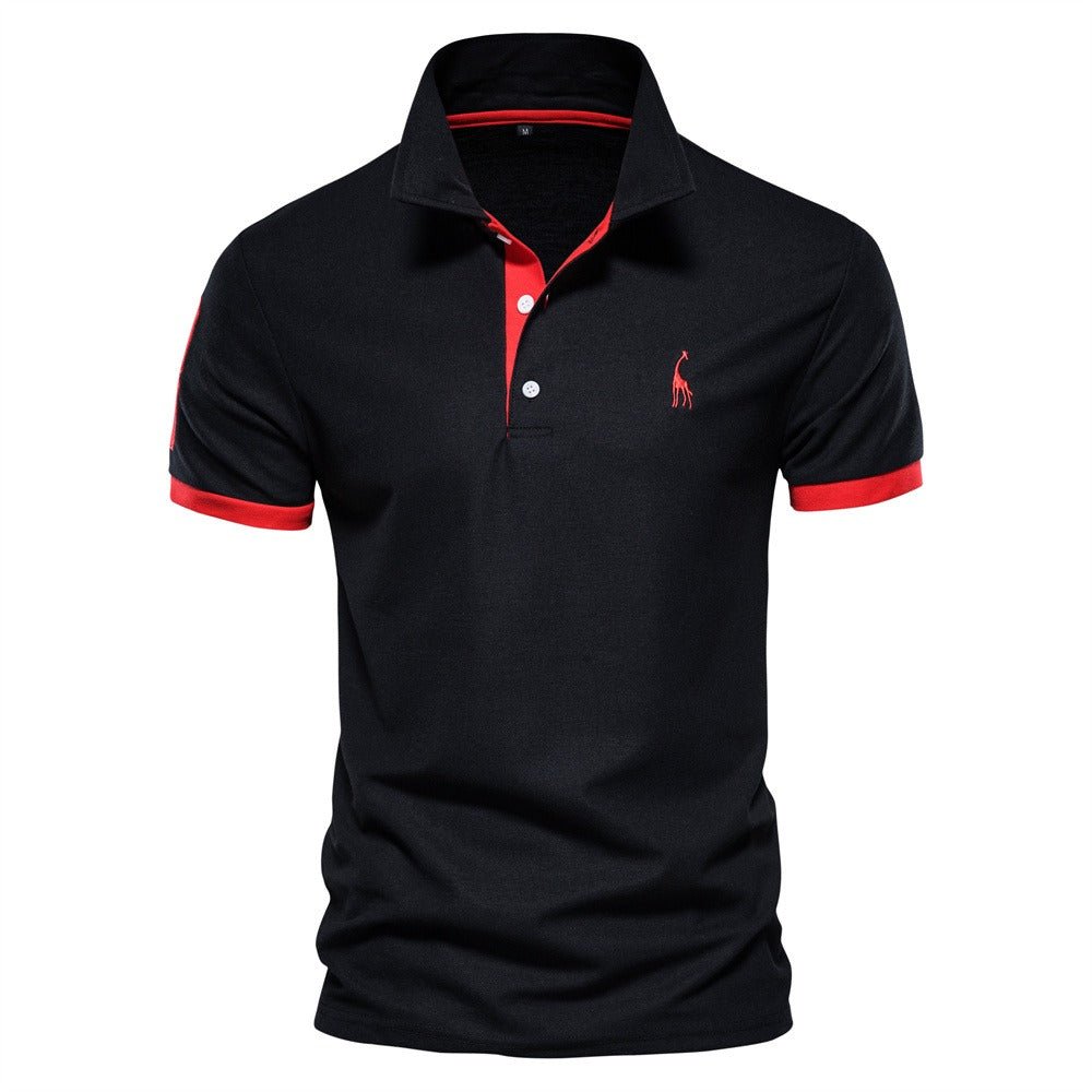 Men's Classic Short Sleeve Polo Shirt For Smart Casual Summer - Nalani - UK Fashion Clothing and Decor