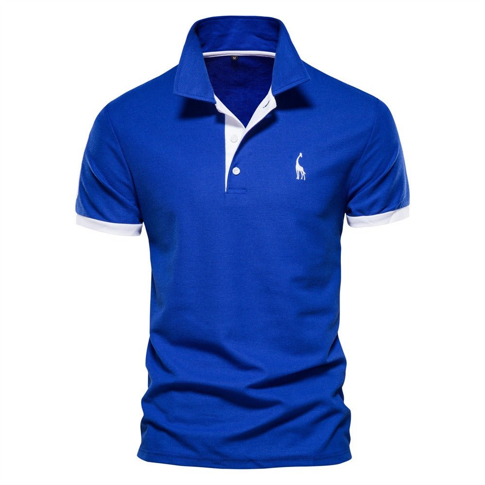 Men's Classic Short Sleeve Polo Shirt For Smart Casual Summer - Nalani - UK Fashion Clothing and Decor