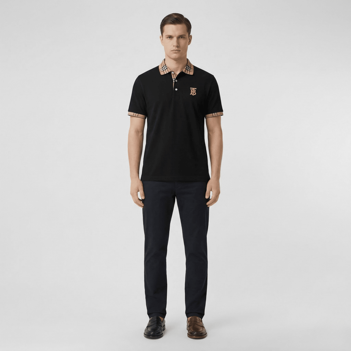 Men's Cotton Polo Shirt Short Sleeve Classic Collar Breathable - Nalani - UK and AUS Fashion Clothing and Decor