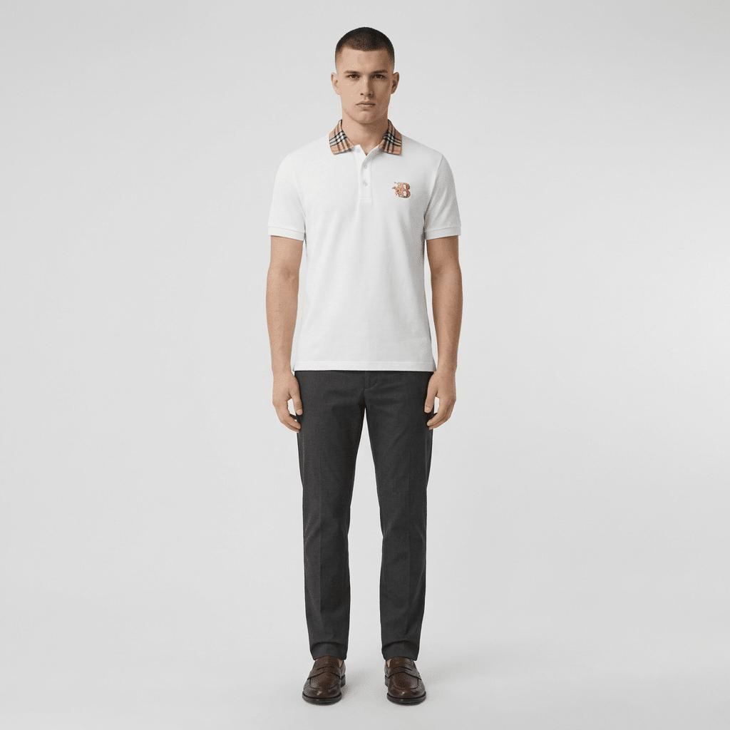 Men's Cotton Polo Shirt Short Sleeve Classic Collar Breathable - Nalani - UK and AUS Fashion Clothing and Decor