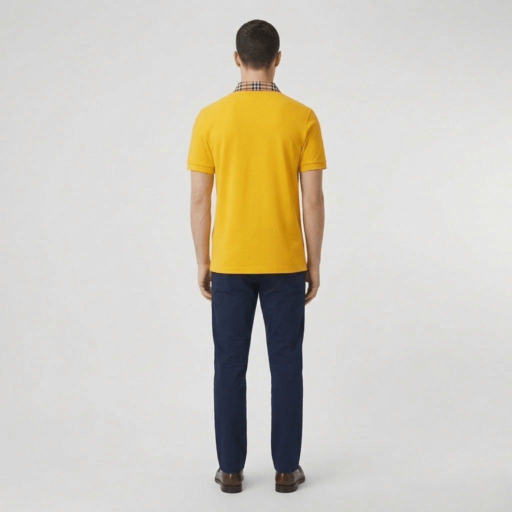 Men's Cotton Polo Shirt Short Sleeve Classic Collar Breathable - Nalani - UK and AUS Fashion Clothing and Decor