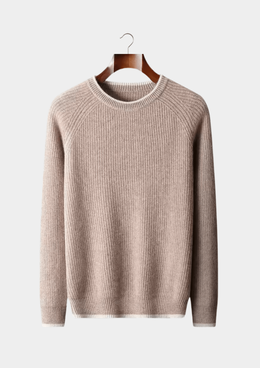 Men's Crew Neck Knitted Sweater For All Season Smart Casual - Nalani - UK Fashion Clothing and Decor