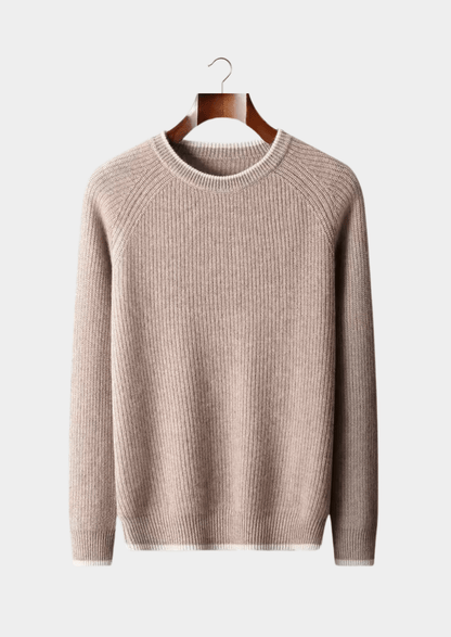 Men's Crew Neck Knitted Sweater For All Season Smart Casual - Nalani - UK Fashion Clothing and Decor