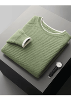 Men's Crew Neck Knitted Sweater For All Season Smart Casual - Nalani - UK Fashion Clothing and Decor