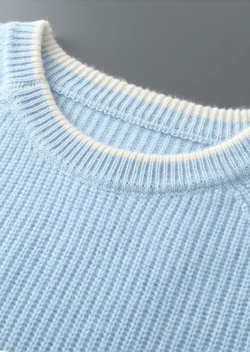 Men's Crew Neck Knitted Sweater For All Season Smart Casual - Nalani - UK Fashion Clothing and Decor