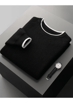 Men's Crew Neck Knitted Sweater For All Season Smart Casual - Nalani - UK Fashion Clothing and Decor