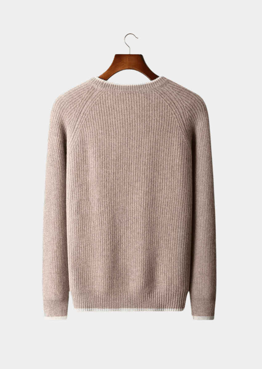 Men's Crew Neck Knitted Sweater For All Season Smart Casual - Nalani - UK Fashion Clothing and Decor