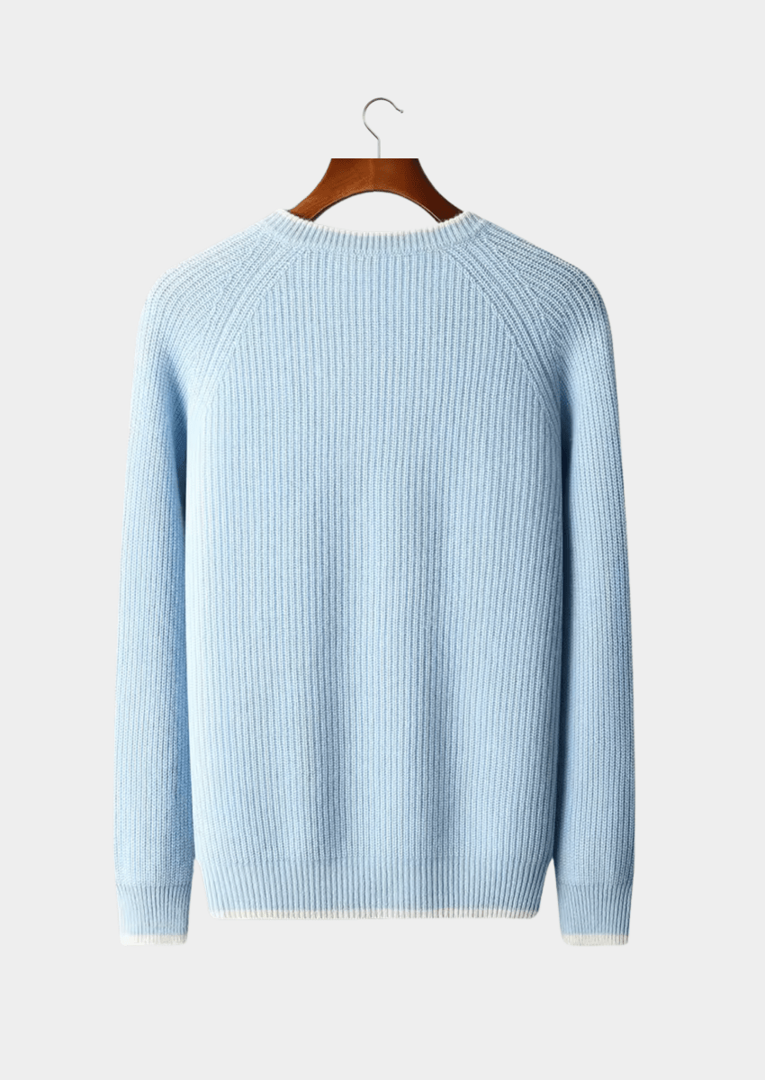 Men's Crew Neck Knitted Sweater For All Season Smart Casual - Nalani - UK Fashion Clothing and Decor