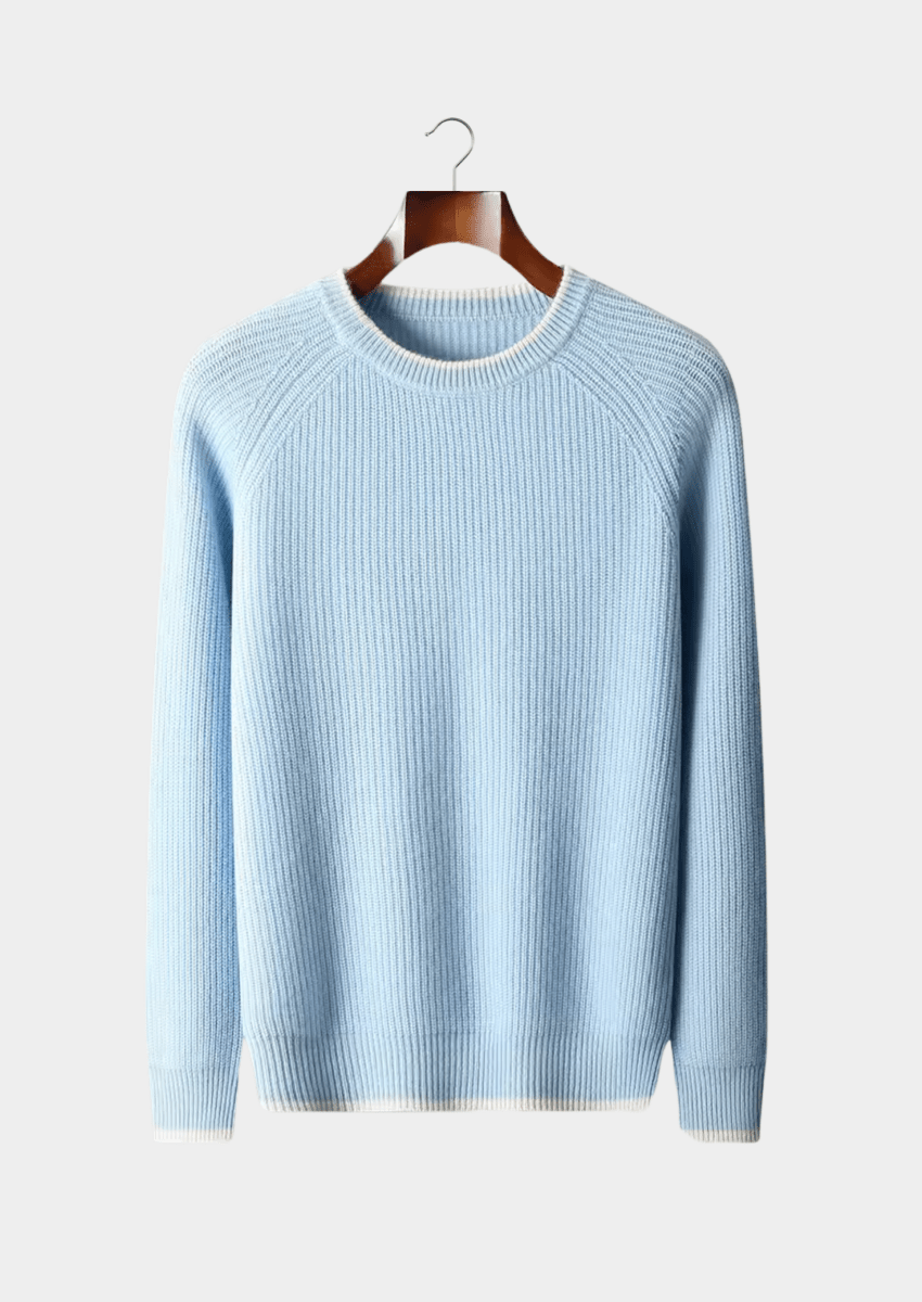Men's Crew Neck Knitted Sweater For All Season Smart Casual - Nalani - UK Fashion Clothing and Decor