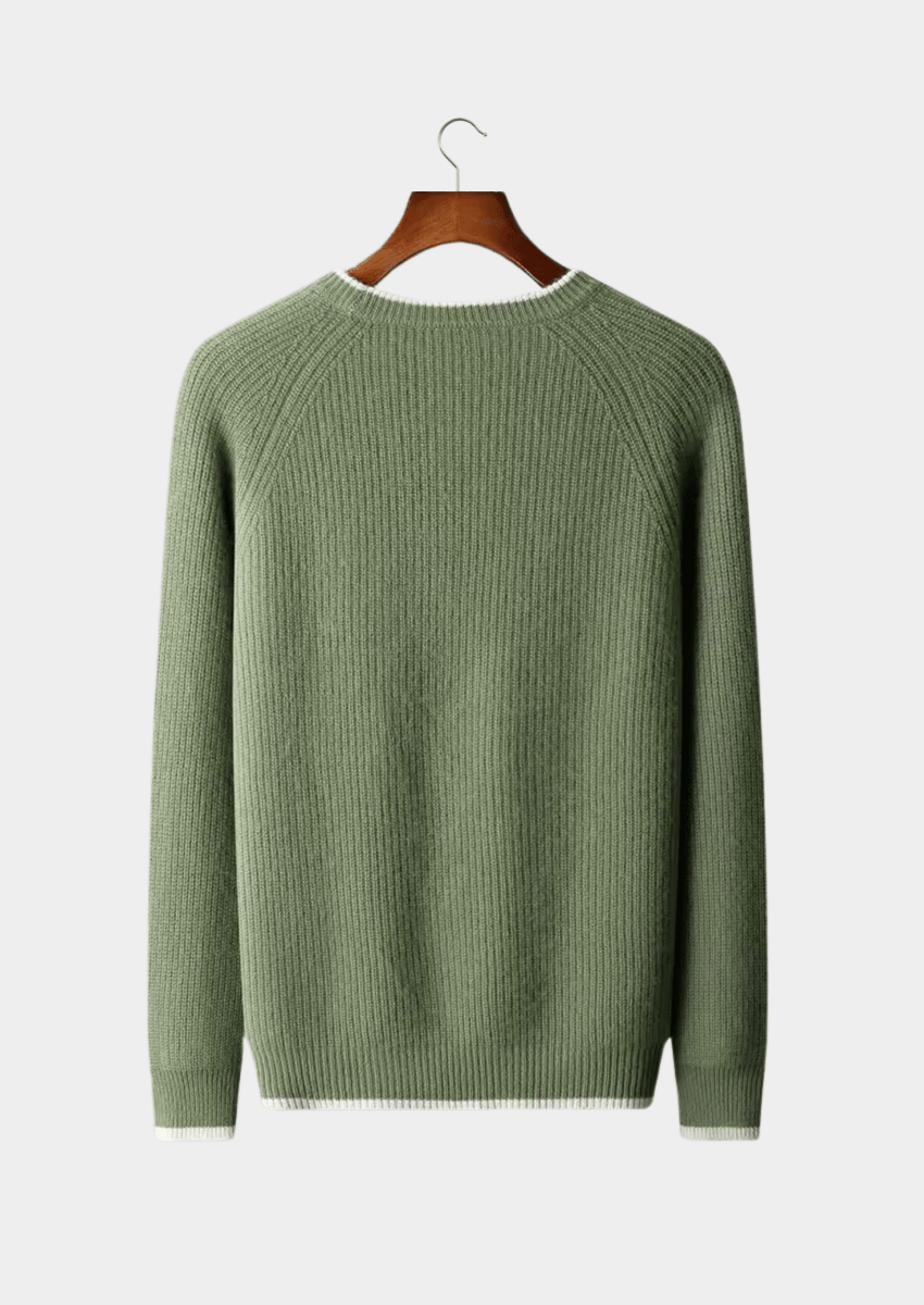 Men's Crew Neck Knitted Sweater For All Season Smart Casual - Nalani - UK Fashion Clothing and Decor