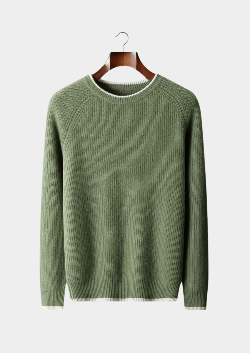 Men's Crew Neck Knitted Sweater For All Season Smart Casual - Nalani - UK Fashion Clothing and Decor
