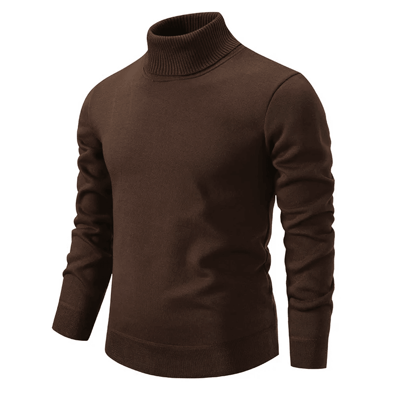 Mens High Neck Knitwear Sweater For Layering Essentials - Nalani - UK Fashion Clothing and Decor