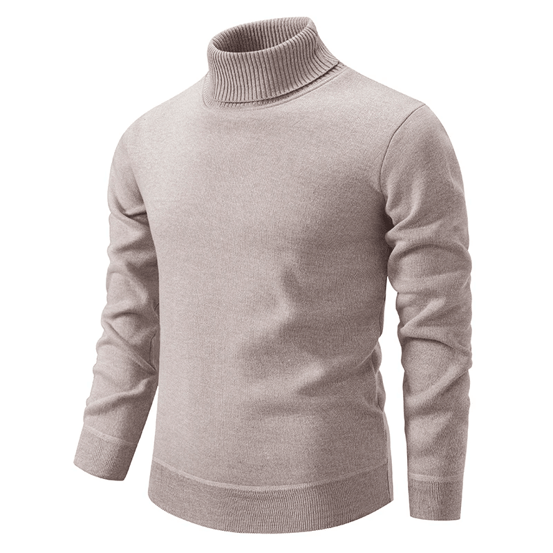 Mens High Neck Knitwear Sweater For Layering Essentials - Nalani - UK Fashion Clothing and Decor