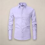 Men’s Long-Sleeved Shirt – Classic Structured Fit with Wrinkle-Free Finish - Nalani - Fashion Clothing and Decor