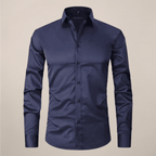 Men’s Long-Sleeved Shirt – Classic Structured Fit with Wrinkle-Free Finish - Nalani - Fashion Clothing and Decor