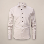 Men’s Long-Sleeved Shirt – Classic Structured Fit with Wrinkle-Free Finish - Nalani - Fashion Clothing and Decor