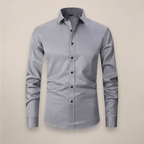 Men’s Long-Sleeved Shirt – Classic Structured Fit with Wrinkle-Free Finish - Nalani - Fashion Clothing and Decor
