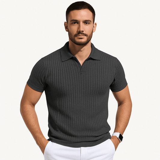 Mens Muscle Fit Polo Shirt For Smart Casual Everyday Style - Nalani - UK Fashion Clothing and Decor