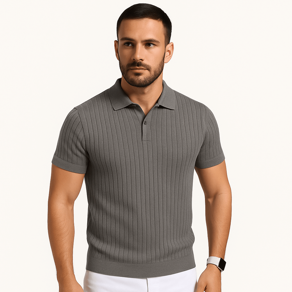 Mens Muscle Fit Polo Shirt For Smart Casual Everyday Style - Nalani - UK Fashion Clothing and Decor