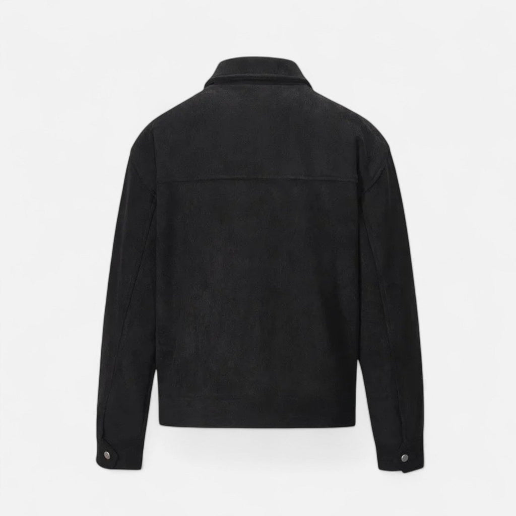 Men's Relaxed - Fit Zip Jacket With Utility Pockets Everyday Wear - Nalani - UK Fashion Clothing and Decor